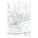 Mapa Verona white, (26.7 x 40 cm)