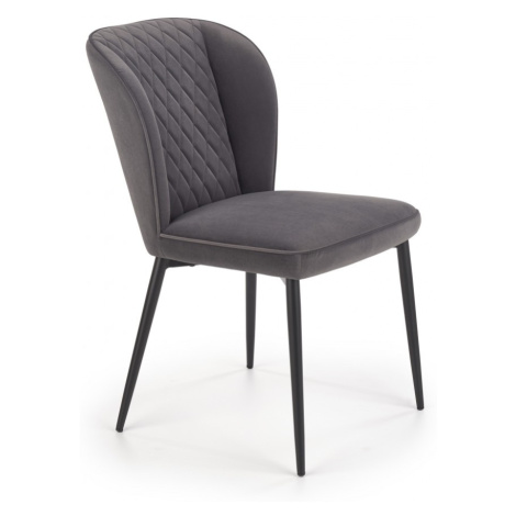 HALMAR Designová židle Olivie šedá