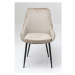 KARE Design Béžová čalouněná jídelní židle East Side XL