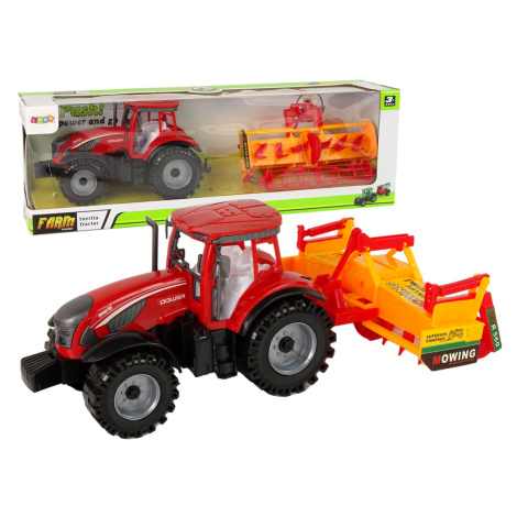 mamido  Traktor s kultivátorem s třecím pohonem červený