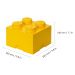 Úložný box 4, více variant - LEGO Barva: oranžová