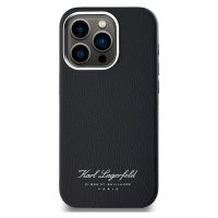 Zadní kryt Karl Lagerfeld Grained PU Hotel RSG pro Apple iPhone 14 Pro Max, černá