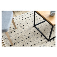 Kusový koberec Berber Syla B752 dots cream 160x220 cm