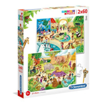 Clementoni Puzzle 2x60el Zoo 21603 p6
