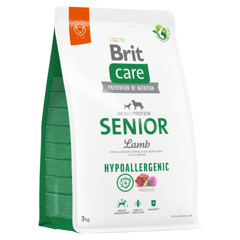 Brit Care Dog Hypoallergenic Senior - lamb and rice 3kg