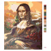 Malování podle čísel - MONA LISA A VODNÍ MLÝN (D. RUSTY RUST) Rozměr: 80x100 cm, Rámování: vypnu