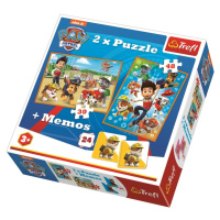 Puzzle Tlapková patrola + pexeso