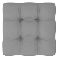 SHUMEE Poduška na pohovku z palet 12 × 60 × 60 cm, šedá
