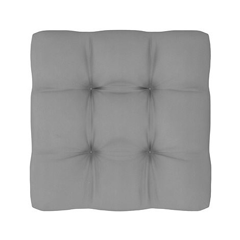 SHUMEE Poduška na pohovku z palet 12 × 60 × 60 cm, šedá