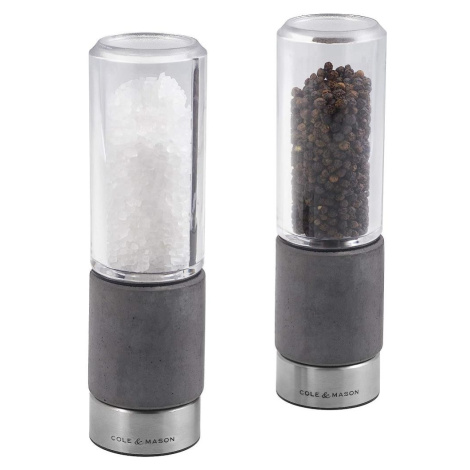 Cole&Mason Cole&Mason - Sada mlýnků na sůl a pepř REGENT CONCRETE 2 ks beton 18 cm