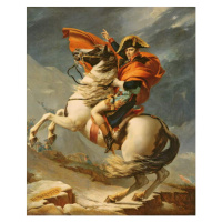 David, Jacques Louis (1748-1825) - Obrazová reprodukce Napoleon Crossing the Alps on 20th May 18