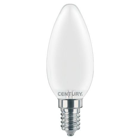 CENTURY LED FILAMENT SVÍČKA SATÉN 6W E14 3000K 806Lm 360d 35x97mm IP20 CEN INSM1-061430