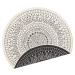 NORTHRUGS - Hanse Home koberce Kusový koberec Twin-Wendeteppiche 103101 creme schwarz kruh – na 