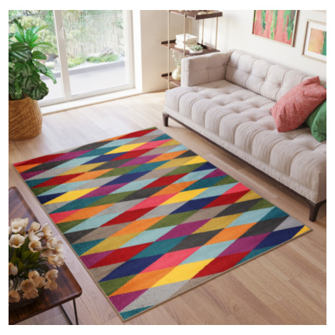 Stylový koberec s barevným vzorem SALSA Šířka: 80 cm | Délka: 150 cm
