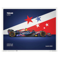 Umělecký tisk Oracle Red Bull Racing - United States Grand Prix - 2023, (50 x 40 cm)