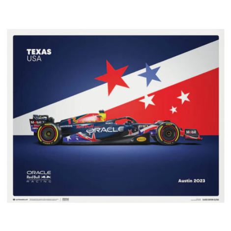 Umělecký tisk Oracle Red Bull Racing - United States Grand Prix - 2023, (50 x 40 cm) Automobilist