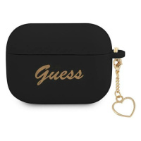 Guess GUAPLSCHSK pouzdro na Airpods PRO black Silicone Charm Collection