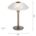 Paul Neuhaus Paul Neuhaus Enova stolní lampa, starožitná mosaz