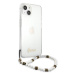 Guess GUHCP13MKPSWH hard silikonové pouzdro iPhone 13 6.1" transparent White Pearl