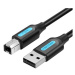 Vention USB 2.0 Male to USB-B Male Printer Cable 2m Black PVC Type