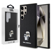 Pouzdro Karl Lagerfeld HardCase Saffiano Černé pro Samsung Galaxy S24 Ultra