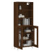 vidaXL Skříň highboard hnědý dub 69,5 x 34 x 180 cm kompozitní dřevo