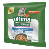 Ultima Cat Expert Nutrition Senior kuřecí a hovězí - 4 x 70 g