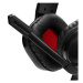 Marvo HG8929, sluchátka s mikrofonem, černá, podsvícená, 3.5 mm jack + rozdvojka + USB