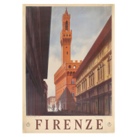 Ilustrace Firenze Florence, Andreas Magnusson, 30 × 40 cm