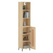 vidaXL Skříň highboard dub sonoma 34,5 x 34 x 180 cm kompozitní dřevo