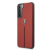 Ferrari FEOSIHCS21MRE hard silikonové pouzdro Samsung Galaxy S21 PLUS 5G red Off Track Leather N