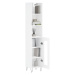 vidaXL Skříň highboard bílá s vysokým leskem 34,5x34x180 cm kompozit