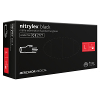 FW Jednorázové rukavice NITRYLEX BLACK 100 ks - bez pudru Velikost: L
