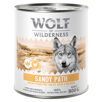 Wolf of Wilderness konzervy, 24 x 800 g za skvělou cenu - Adult 