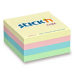 Samolepicí bloček Hopax Stick’n Pastel Notes 76 × 76 mm, 400 listů Stick’n by Hopax
