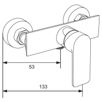 MEXEN/S Alexa SET umyvadlová + sprchová baterie s příslušenstvím DQ40, zlatá 71214DQ40-50