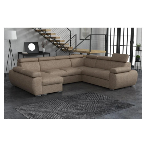 SEATTLE 6 rozkládací sedací souprava do U s polohovacími opěrkami