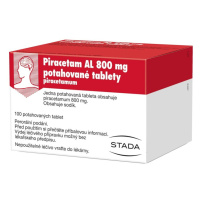 PIRACETAM AL 800 mg Potahované tablety 100 kusů