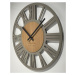 Flexistyle z219 - dřevěné nástěnné hodiny bronzová