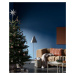 Vánoční špička na stromeček průměr 30 cm Broste TOP STAR - bílá
