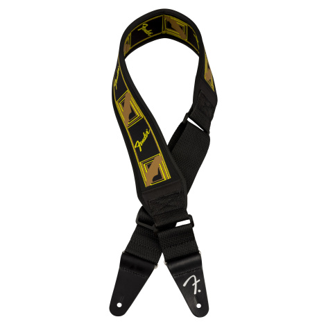 Fender Swell Neoprene Strap Black/Yellow/Brown