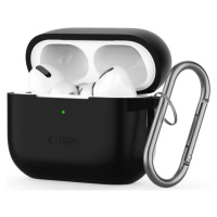 Pouzdro TECH-PROTECT SILICONE HOOK APPLE AIRPODS PRO 1 / 2 BLACK (5906302313297)