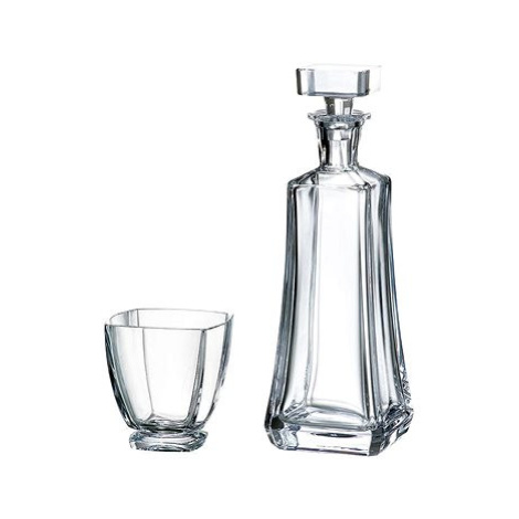 Crystal Bohemia whisky set Arezzo (set 1 karafa + 6 sklenic)