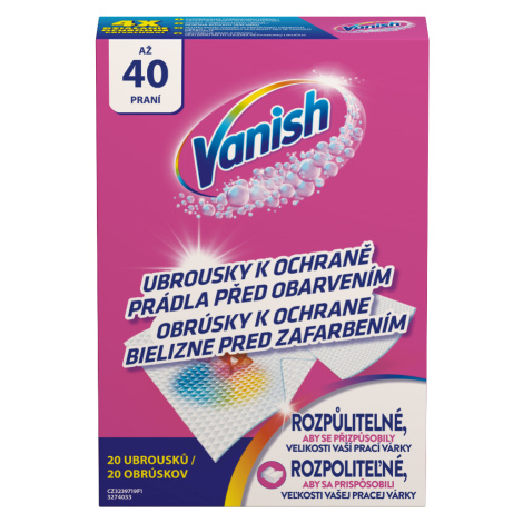 Vanish Color Protect Ubrousky 20 ks