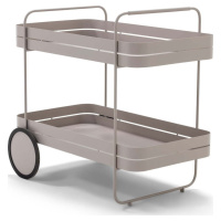 Kovový servírovací stolek na kolečkách 74x42 cm Gin & Trolley – Spinder Design