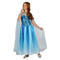 Dětské šaty na karneval sněhová královna 120 - 130 cm