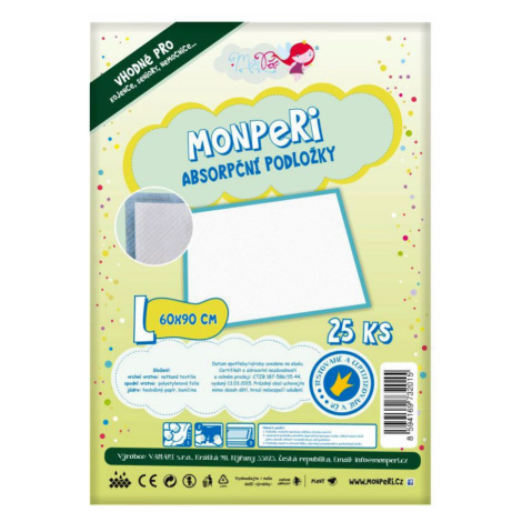 MonPeri Absorpční podložky L 60 x 90 cm 25 ks