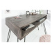 LuxD Designový psací stůl Felix 100 cm, šedé mango
