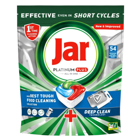 JAR Tablety do myčky Platinum Plus All In One Deep Clean 54 ks