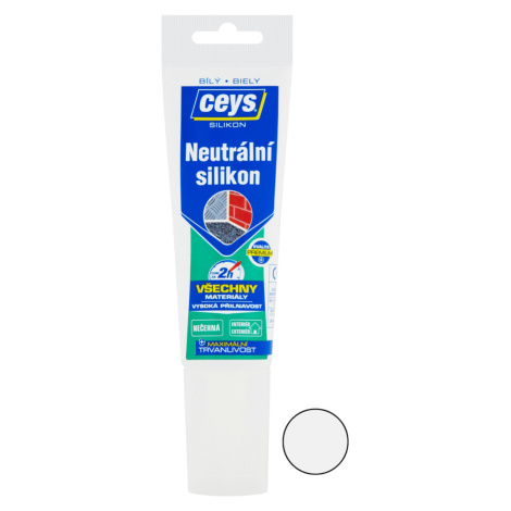 Silikon neutrální Ceys bílý 125 ml